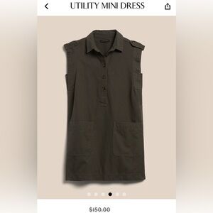 Banana Republic Utility Mini Dress